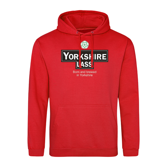 Yorkshire LASS born and brewed hoodie