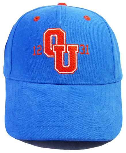 C9002E-RO/ORG OU Oxford Uni Baseball Cap - Royal/Orange