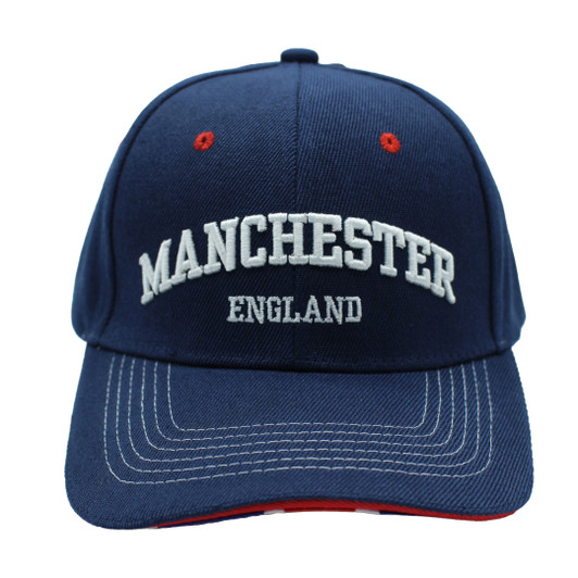 Manchester England 3D UJ Under Peak- Navy