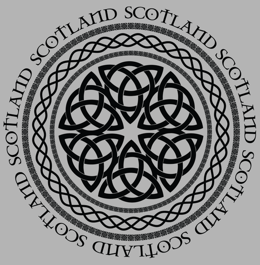 Celtic Knot Roundall Black Adult Hood