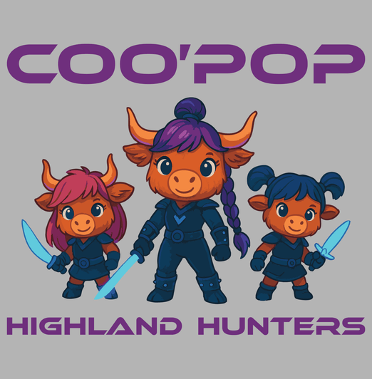 Coo'Pop Highland Hunters Adult T-shirt