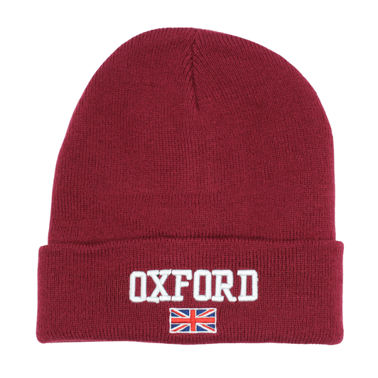Oxford 3D Emb Beanie - Maroon