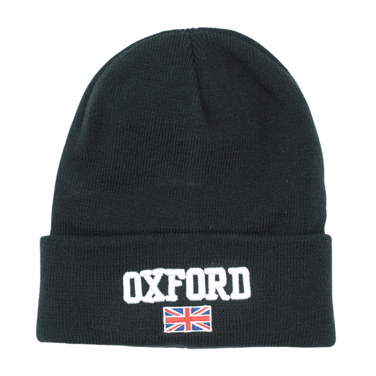 Oxford 3D Emb Beanie - Black