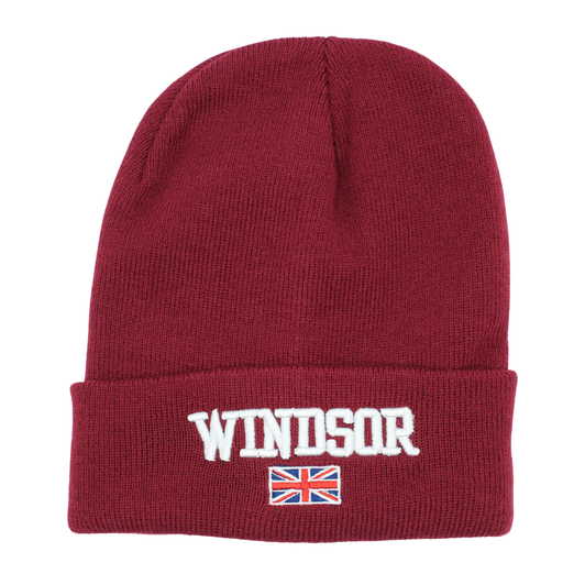Windsor 3D Emb Beanie - Maroon