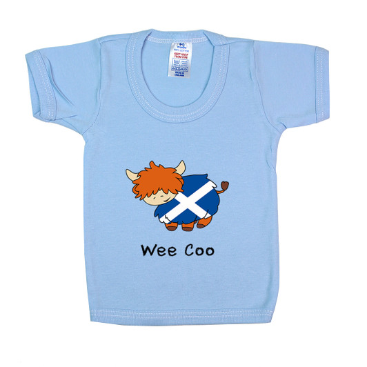 Saltire Heilan Coo Baby T-shirt