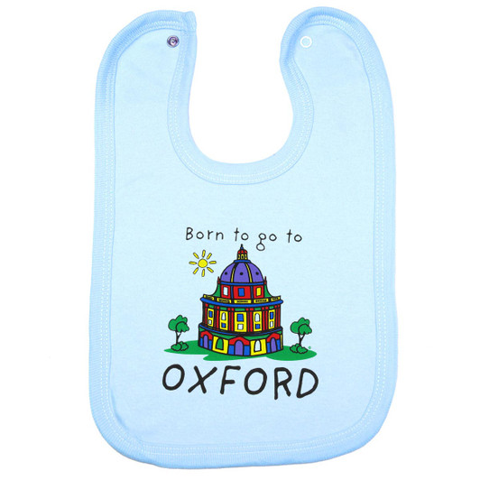 Born to go to Oxford Baby Bib