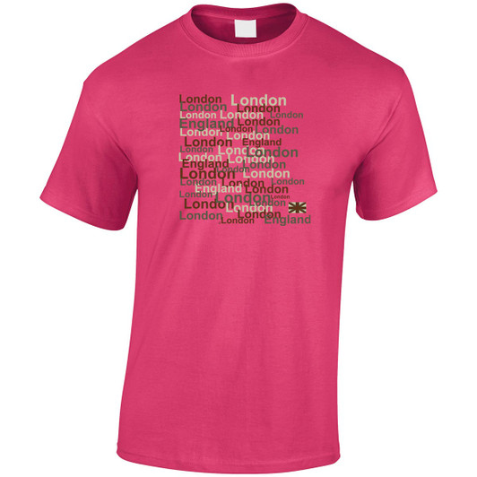 (DP)#London England Repeated T-Shirt