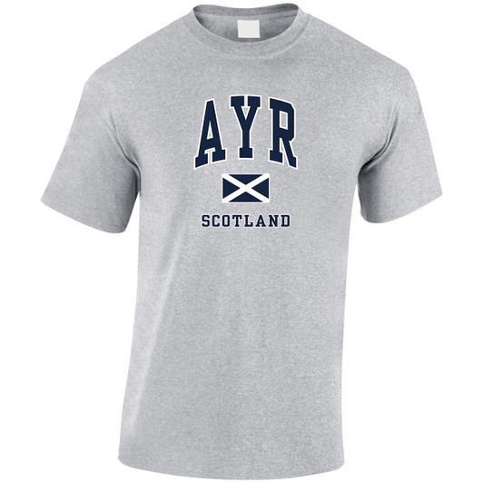 (HP)#Ayr Saltire Harvard T-Shirt