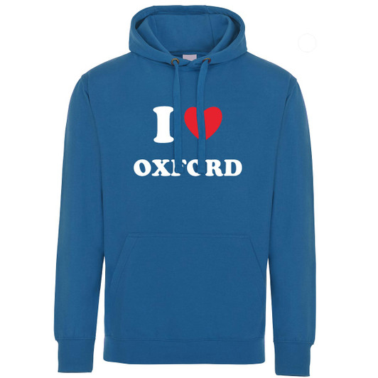 I Love Oxford (White) Hoodie