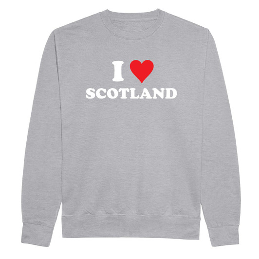 I Love Scotland (White) Sweatshirt