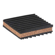VPC6X6 Cork/Rubber Vibration Pad, 6X6