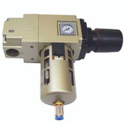 K96075 Vertical Filter Regulator Unit,  3/4 inch NPT, With Gauge