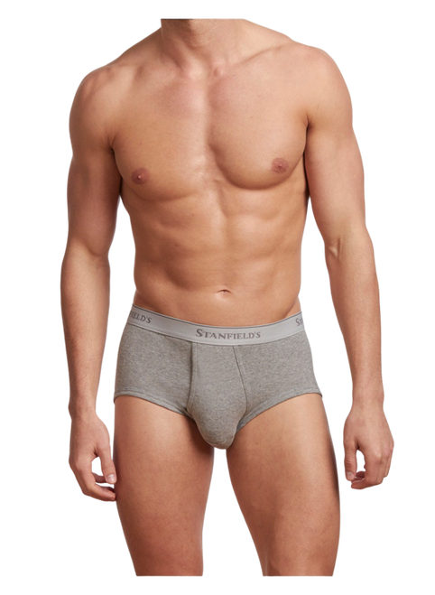 Stanfields Brief 3 Pk Grey