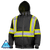 Pioneer Hi-Vis Poly Fleece Hoody Black