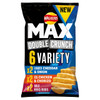 Walkers Max Double Crunch Variety Crisps 27g x 6 per pack