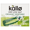 Kallo Very Low Salt Organic Vegetable 6 Stock Cubes