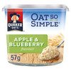 Quaker Oat So Simple Apple & Blueberry Porridge Pot 57g