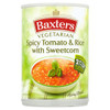 Baxters Vegetarian Spicy Tomato & Rice with Sweetcorn Soup 400g