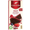 Cote d'Or Chocolat Noir Fruit Rouge 130g