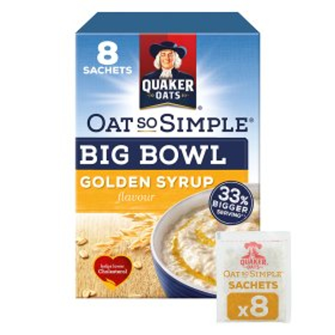 Quaker Oat So Simple Golden Syrup Big Bowl 8x49.6 - Caletoni ...