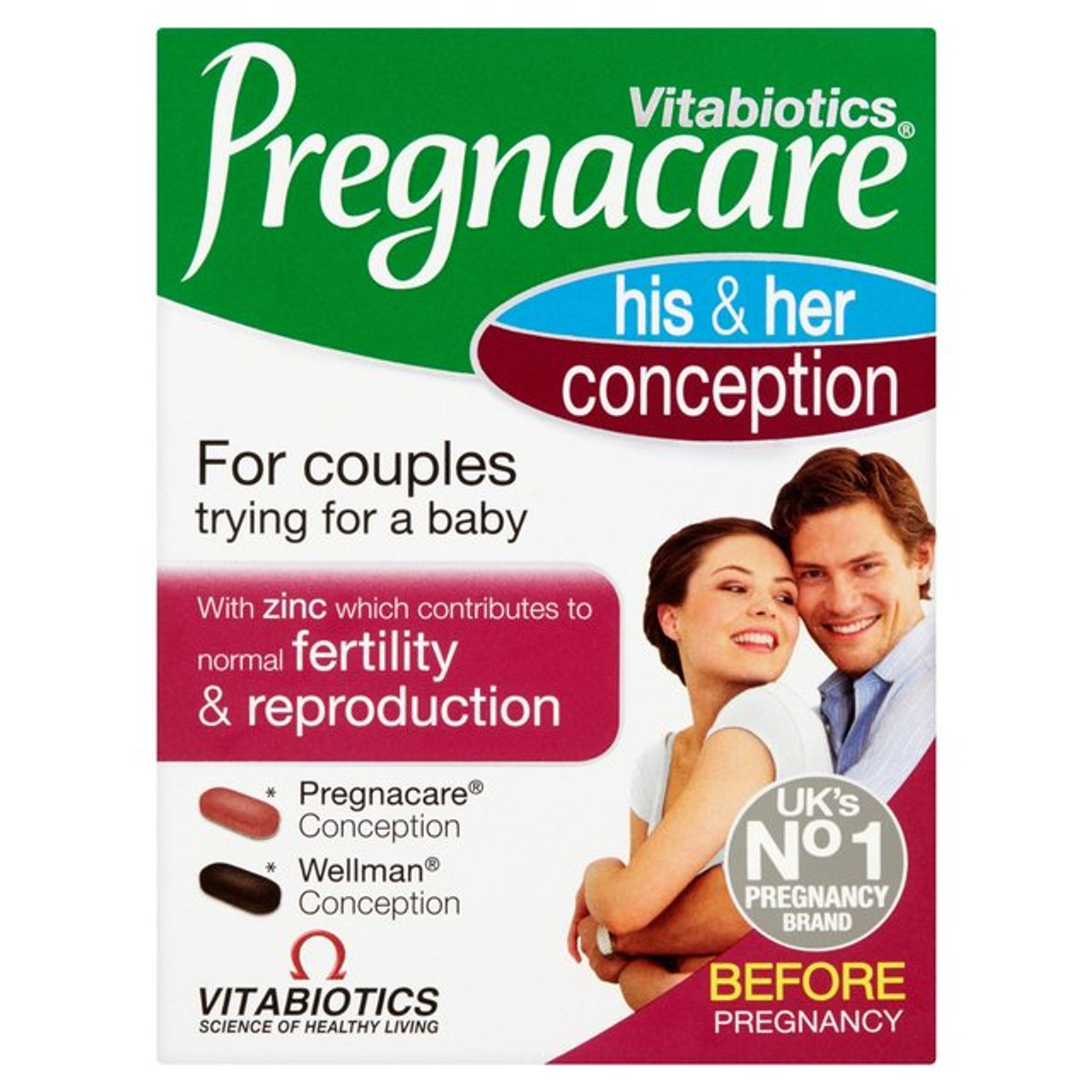 Vitabiotics Pregnacare Conception His And Her 2 X 30 Per Pack Caletoni International Grocer