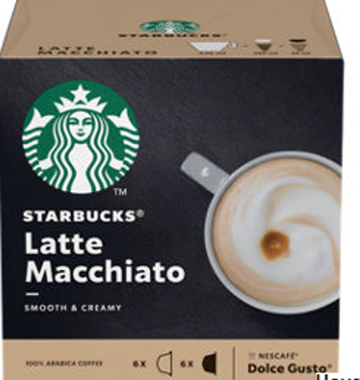 Huisje Weggegooid veeg Starbucks Latte Macchiato Coffee Pods by Nescafe Dolce Gusto 12 Capsules -  Caletoni - International Grocer