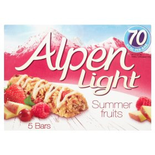 Alpen Light Summer Fruit Cereal Bars 5 x 19g