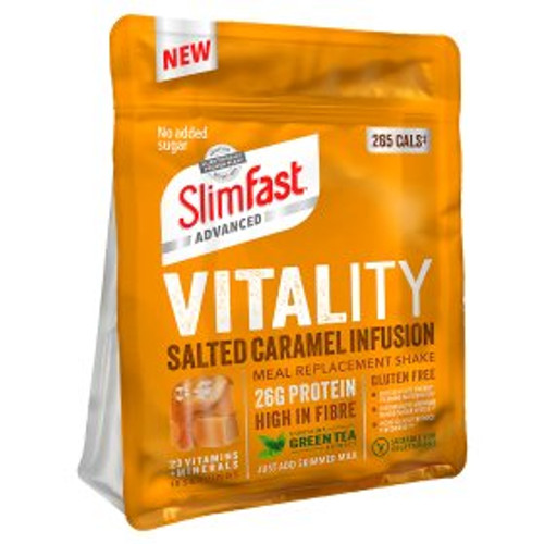 Slimfast Advanced Vitality Salted Caramel Infusion Meal Replacement Shake 440g