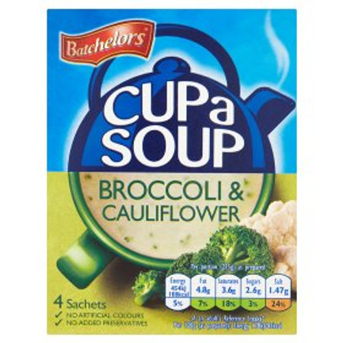 Batchelors Broccoli And Cauliflower Cup Of Soup 