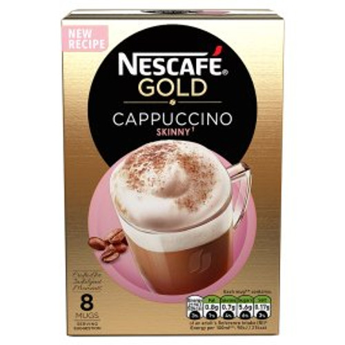 Nescafe Gold Cappuccino Skinny 8 Sachets 