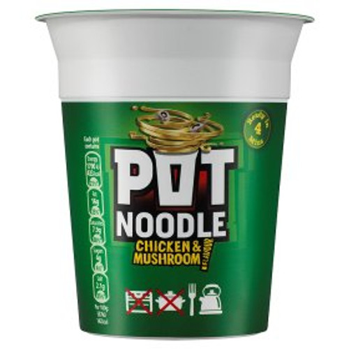Pot Noodle Chicken And Mushroom Flavour 90g