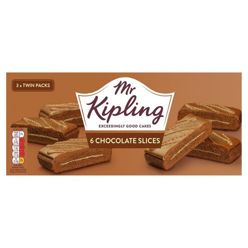 Mr Kipling 6 Chocolate Slices