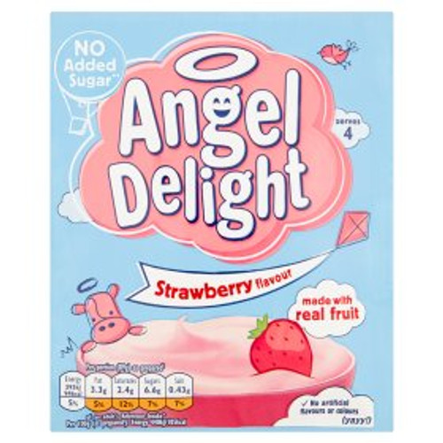 Angel Delight No Added Sugar Strawberry Flavour 47g