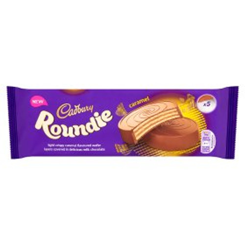 Cadbury Roundie Caramel Biscuits 5 Pack 150g