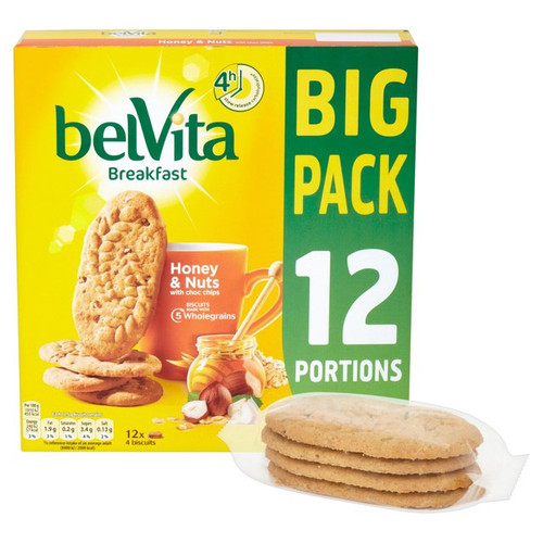 Belvita Honey & Nuts Big Pack 12 x 45