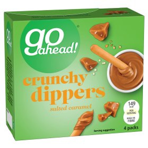 Go Ahead! Crunchy Salted Caramel Dippers 4x30g