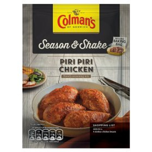 Colman's Season & Shake Piri Piri Chicken Seasoning Mix 29g