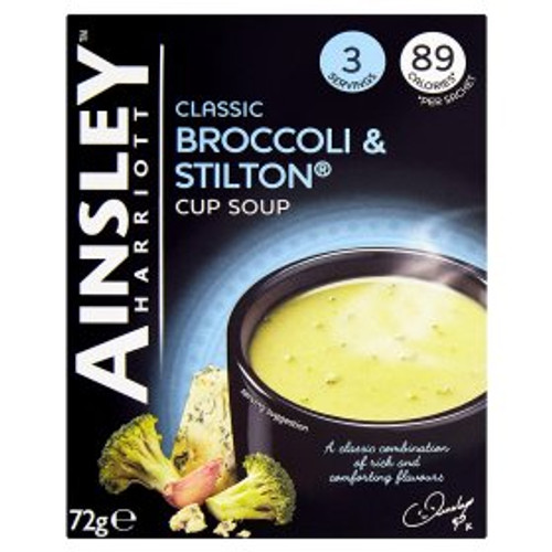 Ainsley Harriott Broccoli & Stilton Cup Soup 72g