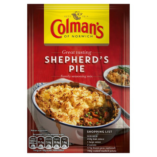 Colmans Shepherds Pie Seasoning Mix 50g