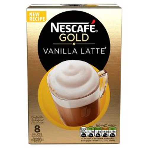 Nescafe Gold Vanilla Latte 8 Sachets