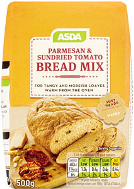 ASDA Parmesan & Sundried Tomato Bread Mix 500g