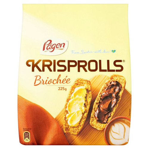 Pagen Original Krisprolls 225g - Pack of 2