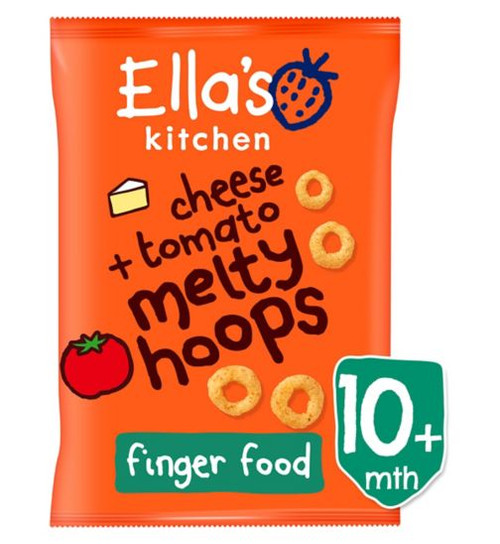 Ella's Kitchen Cheese + Tomato Melty Hoops 10m+ 20g