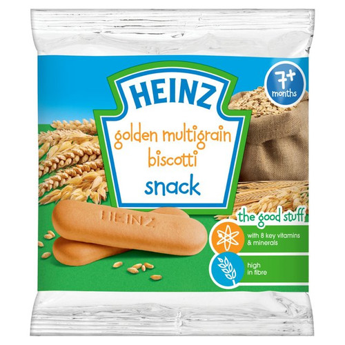 Heinz 7 Mths + Golden Multigrain Biscotti Biscuits 60g