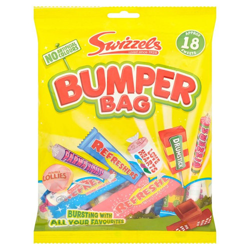 Swizzels Bumper Bag Approx 18 Sweets 180g