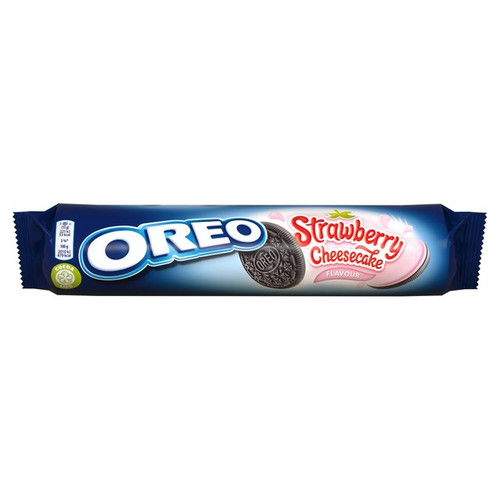 Oreo Strawberry Cheesecake Biscuits 154g