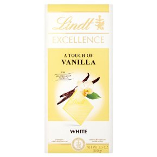 Lindt Excellence White Chocolate With A Touch Of Vanilla 100g