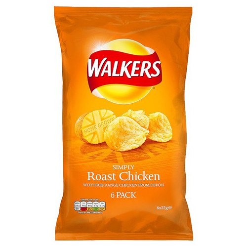 Walkers Chicken Crisps 6 Pack