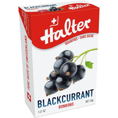 Halter Blackcurrant Bon Bons - Sugar Free 40g