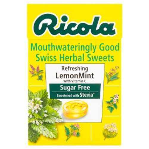 Ricola Lemon Mint Sugar Free Sweets 45g